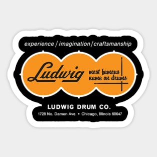 LUDWIG DRUM CO Sticker